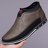 levne Pánské nazouváky a mokasíny-pánské slip-on ležérní mokasíny s umělou kůží a dvoubarevným designem – pohodlné a stylové pro každodenní nošení