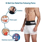 economico Bretelle &amp; Supporti-cintura per sciatica, fascia sacroiliaca per uomo e donna - sciatica, parte bassa della schiena, articolazione sacroiliaca, sollievo dal dolore pelvico regolare