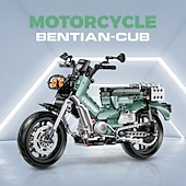 cheap Building Toys-Technic Motorcycle Model Building Block Toy Gift for Halloween Christmas