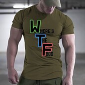 cheap Men&#039;s Funny T shirts-Men&#039;s Rude Offensive Funny Slang T shirt Short Sleeve T shirt 3D Print Crew Neck Shirt Fashion Daily Street Daily Lake Blue White Red Summer Spring Clothing Apparel S M L XL XXL XXXL
