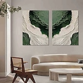 levne Krajinomalby-wabi sabi nástěnné umění olejomalba velké ručně vyráběné minimalistické texturované plátno nástěnné umění sada 2 neutrální abstraktní geometrická malba současné béžové umělecké dílo malba pro moderní