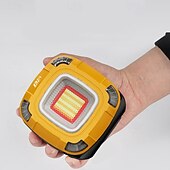 お買い得  作業灯-充電式 LED 作業灯 2000 ルーメン COB 投光器 内蔵 4000mAh 磁気ベース付き &amp;180度回転可能 5つの照明モード 作業現場照明 車の修理 キャンプ用 g500 1個