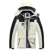 baratos Casacos Leves, Polares &amp; Caminhada-Homens Jaqueta Softshell Jaqueta de Trilha Jaqueta de lã para caminhada Inverno Ao ar livre Bloco de cor Térmico / Quente Forro de Velocino A Prova de Vento Impermeável Jaqueta corta-vento Viajar