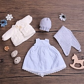 abordables Ensembles de Vêtements et Accessoires pour Poupées-ensemble de vêtements de poupée waldorf fait à la main pour poupée de 12 pouces poupée muppet faite à la main pour cadeaux de Noël
