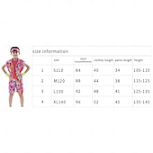 cheap Couple &amp; Group Costumes-Rollerblade Outfits Doll Y2K Cowgirl Suits Jumpsuit Dress Hot Pink Girls Boys Family Cosplay Costume Halloween Carnival Masquerade