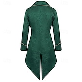 cheap Outerwear-Punk &amp; Gothic Medieval Renaissance Coat Jacket Tailcoat Prince Nobleman Men&#039;s Royal Steampunk Halloween Masquerade Event / Party Masquerade Adults&#039; Coat