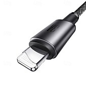 お買い得  スマホケーブル-1パック Joyroom マルチ充電ケーブル 60W 3.9フィート USBCからUSBC/ Lightning USBAからUSBC/ Lightning 3 A 急速充電 ナイロン編組 用途 マックブック iPad サムスン 携帯電話アクセサリー