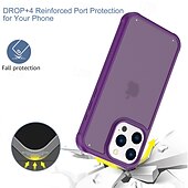 Недорогие Чехлы для iPhone-телефон Кейс для Назначение iPhone 16 Про Макс Плюс Айфон 15 Про Макс Плюс iPhone 14 13 12 Pro Max Plus iPhone 14 Pro Max iPhone 13 Pro Max Кейс на заднюю панель Защита от удара Ретро ТПУ ПК