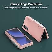 Недорогие Чехлы для Samsung-телефон Кейс для Назначение Z-сгиб 6 Кейс на заднюю панель со стендом Защита от удара Ретро ТПУ ПК