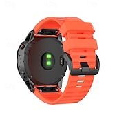 levne Pásky na hodinky Garmin-Pásek hodinek pro Garmin Fenix 8 51mm 7X Pro 6X 5X Plus Epix Pro Tactix 7 Amoled Instinct 2X Quatix Enduro Descent Mk2i Mk2 26mm Silikon Výměna, nahrazení Popruh Nastavitelný Sportovní značka Náramek