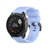 levne Pásky na hodinky Garmin-Pásek hodinek pro Garmin Fenix 8 51mm 7X Pro 6X 5X Plus Epix Pro Tactix 7 Amoled Instinct 2X Quatix Enduro Descent Mk2i Mk2 26mm Silikon Výměna, nahrazení Popruh Nastavitelný Sportovní značka Náramek