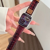 זול להקות Apple Watch-סולו לופ מותאם ל רצועת השעון של Apple Watch 38 מ&quot;מ 40 מ&quot;מ 41 מ&quot;מ 42 מ&quot;מ 44 מ&quot;מ 45 מ&quot;מ 49 מ&quot;מ נשים מתכוונן דמוי עור רצועת שעון חלופית ל iwatch Ultra 2 Series 9 8 7 SE 6 5 4 3 2 1