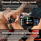 tanie Inteligentne bransoletki-696 ZW65 Inteligentny zegarek 2.01 in Inteligentne Bransoletka Bluetooth Krokomierz Powiadamianie o połączeniu telefonicznym Rejestrator snu Kompatybilny z Android iOS Damskie Męskie Odbieranie bez