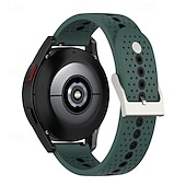 cheap Samsung Watch Bands-Watch Band for Samsung Galaxy Watch 7/6/5/4 40/44mm, Galaxy Watch 5 Pro 45mm, Galaxy Watch 4/6 Classic 42/46/43/47mm, Watch 3, Active 2, Gear S2 Silicone Replacement  Strap Adjustable Sport Band