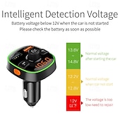 お買い得  車用Bluetoothキット/ハンズフリー-お買い得価格の売れ筋モデル FMトランスミッター 車載MP3プレーヤー ブルートゥース電話充電器 音楽ハンズフリー付き