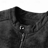 בגדי ריקוד גברים ז'קטים מעור מעיל פליס מעיל אופנוענים מעיל עור וינטג' יומי חופשה עמיד שמור על חום הגוף כיס סתיו חורף אחיד אופנתי קלסי עומד רגיל שחור חום תלתן Jackets זול מעיין עור-בגדי ריקוד גברים ז'קטים מעור מעיל פליס מעיל אופנוענים מעיל עור וינטג' יומי חופשה עמיד שמור על חום הגוף כיס סתיו חורף אחיד אופנתי קלסי עומד רגיל שחור חום תלתן Jackets