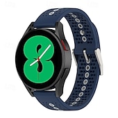 cheap Samsung Watch Bands-Watch Band for Samsung Galaxy Watch 7/6/5/4 40/44mm, Galaxy Watch 5 Pro 45mm, Galaxy Watch 4/6 Classic 42/46/43/47mm, Watch 3, Active 2, Gear S2 Silicone Replacement  Strap Adjustable Sport Band