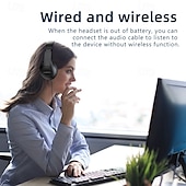 abordables Auriculares en la oreja y sobre la oreja-UID-30 Auricular sobre la oreja Sobre oreja Conector de audio de 3,5 mm PS4 PS5 XBOX Bluetooth 5.3 Deportes Estéreo Auriculares inalámbricos para juegos de baja latencia para juegos móviles para