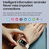 tanie Inteligentne bransoletki-696 TK79 Inteligentny zegarek 1.47 in Inteligentne Bransoletka Bluetooth EKG + PPG Monitorowanie temperatury Krokomierz Kompatybilny z Android iOS Damskie Męskie Powiadamianie o wiadomości IPX-0 27mm