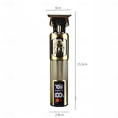cheap Shaving &amp; Hair Removal-Professional Hair Cutting Machine Wireless Electric Hair Trimmer Digital Display Hair Clipper Men Beard Shaver Barber For Men