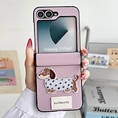 economico Cover Samsung-telefono Custodia Per Capovolgi Z 6 Z Flip 5 Z Flip 4 Z Flip 3 Per retro Resistente agli urti Retrò TPU pelle sintetica