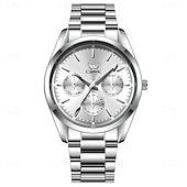 ieftine Ceasuri Quartz-Ceas de mână pentru bărbați quartz fashion casual cu lumina impermeabil decorativ din oțel