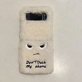 abordables Carcasas Samsung-teléfono Funda Para Z Flip 6 Z Flip 5 Z Flip 4 Z Flip 3 Funda Trasera Antigolpes Retro Felpa