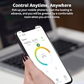 preiswerte Haushaltsgeräte-Zigbee-Thermostat-Heizkörperventil, intelligenter Thermostat mit App-Funktionalität, kompatibel mit Alexa/Home Assistant/Google Home, 1 Stück