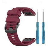levne Pásky na hodinky Garmin-Pásek hodinek pro Garmin Fenix 8 51mm 7X Pro 6X 5X Plus Epix Pro Tactix 7 Amoled Instinct 2X Quatix Enduro Descent Mk2i Mk2 26mm Silikon Výměna, nahrazení Popruh Nastavitelný Sportovní značka Náramek