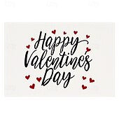 economico Tovagliette-set di 4 tovagliette per San Valentino romantiche e decorative con motivi a forma di cuore o rosa resistenti e resistenti al calore perfette per aggiungere un tocco d&#039;amore all&#039;arredamento della tua