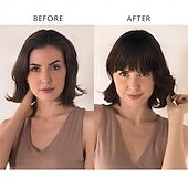 abordables Franges-Franges Lisse Cheveux synthétiques Femmes