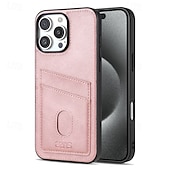 baratos Capas para iPhone-telefone Capinha Para iPhone 16 Pro Max Plus iPhone 15 Pro Max Plus iPhone 14 13 12 11 Pro Max Plus iPhone 14 Pro Max Capa traseira Slot para cartão Antichoque Retro TPU Couro PU