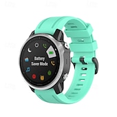 levne Pásky na hodinky Garmin-Pásek hodinek pro Garmin Fenix 8 43mm 7S Pro 6S 5S Plus Epix Pro 42mm Approach S70 42mm Instinct 2S Descent Mk2S D2 Delta S 20mm Silikon Výměna, nahrazení Popruh Nastavitelný Sportovní značka Náramek