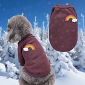 abordables Vêtements &amp; accessoires-Chien Chat Sweat-shirt Le style mignon Décontractées Hiver Respirable Doux Lavable Confortable Extérieur Casual Quotidien Vêtements pour chiens for Bichon Frisé Loulou de Poméranie Bébé Animal