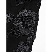 preiswerte abendkleider-besticktes Cocktail-Party-Midikleid mit langen Ärmeln