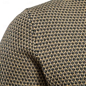 billiga Herrarnas Elite Tröjor &amp; Koftor-Herr Tröja Pullover tröja Stickat Ribbad Sticka Vanliga toppar Färgblock Rund hals Stickat Neutral Utomhus Kläder Vår &amp; Höst Svart Rubinrött S M L