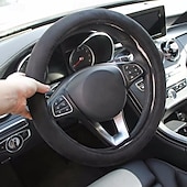 billiga Rattöverdrag till bilen-dc12v 38cm biluppvärmd rattkåpa byte snabbuppvärmning elektrisk auto rattkåpa biltillbehör