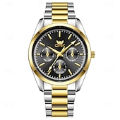 ieftine Ceasuri Quartz-Ceas de mână pentru bărbați quartz fashion casual cu lumina impermeabil decorativ din oțel
