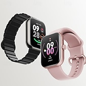 preiswerte Smartwatch-JR-FT5 Plus Smartwatch 1.96 Zoll Smartwatch Fitnessuhr Bluetooth Schlaf-Tracker Herzschlagmonitor Wecker Kompatibel mit Android iOS Damen Herren Freisprechanlage Wasserdicht Benutzerdefiniertes Wählen