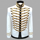 cheap Tops-Retro Vintage Rococo Coat Masquerade Circus Jacket Prince Aristocrat Men&#039;s Carnival Masquerade Event / Party Adults&#039; Coat Spring Fall &amp; Winter