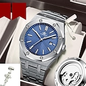 cheap Quartz Watches-New Fashion Trend Waterproof Luminous Calendar Display Business Leisure Simple Sports Hollowed Out Transparent Quartz Men&#039;S Watch