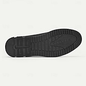 preiswerte Sneaker für Herren-Schwarze Freizeit-Sneaker für Herren mit strukturiertem Obermaterial und mehrfarbiger Zwischensohle – stylische Schnürschuhe für jeden Tag und die Freizeit