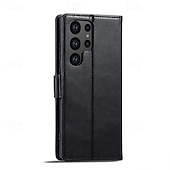 Недорогие Чехлы для Samsung-телефон Кейс для Назначение SSamsung Galaxy S24 S24 Ultra Plus S24 ФЭ S23 S22 S21 S20 Ultra Plus FE A54 A34 A14 А53 A52 Samsung A13 5G Откидная крышка со стендом Магнитный Разъем для карты Ретро