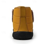 cheap Winter &amp; Snow Boots-Men&#039;s Insulated Winter Snow Boots – Waterproof Slip-On Ankle Boots with Faux Fur Lining, Anti-Slip Sole for Outdoor Hiking &amp; Cold Weather