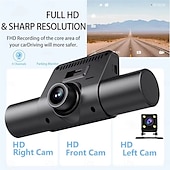 economico DVR per auto-dash cam 4 canali 1080p registratore di guida hd1080p anteriore interno retrovisore visione notturna a infrarossi carica auto telecamera di retromarcia