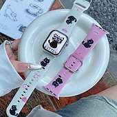 economico Cinturini per Apple Watch-Solo Loop Compatibile con Cinturino dell&#039;Apple Watch 38mm 40mm 41mm 42mm 44mm 45mm 49mm Romantico Regolabili Silicone Cinturino di ricambio per iwatch Ultra 2 Series 9 8 7 SE 6 5 4 3 2 1