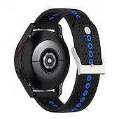 cheap Samsung Watch Bands-Watch Band for Samsung Galaxy Watch 7/6/5/4 40/44mm, Galaxy Watch 5 Pro 45mm, Galaxy Watch 4/6 Classic 42/46/43/47mm, Watch 3, Active 2, Gear S2 Silicone Replacement  Strap Adjustable Sport Band