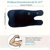 voordelige Lichaamsmassage-apparaat-usb verwarmde elleboogband ellebogen elektrische verwarmde arm elleboog pad bandage draagbare verwarmde pols arm mouw brace ondersteuning