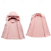 preiswerte Softshell-, Fleece- &amp; Wanderjacken-Damen Soft Shell Jacke Wanderjacke Winter Draussen Farbblock warm Fleece-Futter Windundurchlässig Wasserdicht 3-in-1-Jacke Leichte Jacke Windbreaker-Jacke Reisen Hellrosa Weiß Rosa Rot Purpur