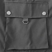 preiswerte Cargohosen-Herren Cargohose Cargohosen Cargohose Hose Hosen Freizeithose Zip Kordelzug Elastische Taille Glatt Komfort Weich In voller Länge Outdoor Täglich Laufen Modisch Strassenmode Schwarz Braun